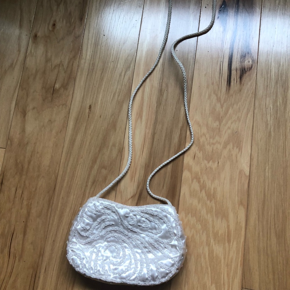 Beautiful silk beaded dressy purse